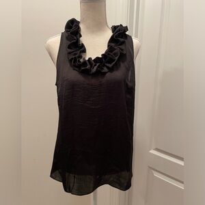 Milano, Size M, Ruffle Neck Tank, NWT